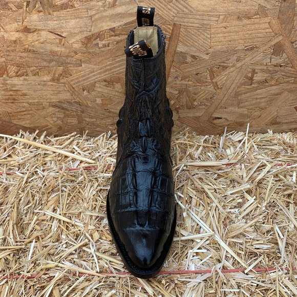 Men's Western Cowboy Half boot Crocodile Print Leather Botín Coco FREE SHIPPING - Picture 6 of 6